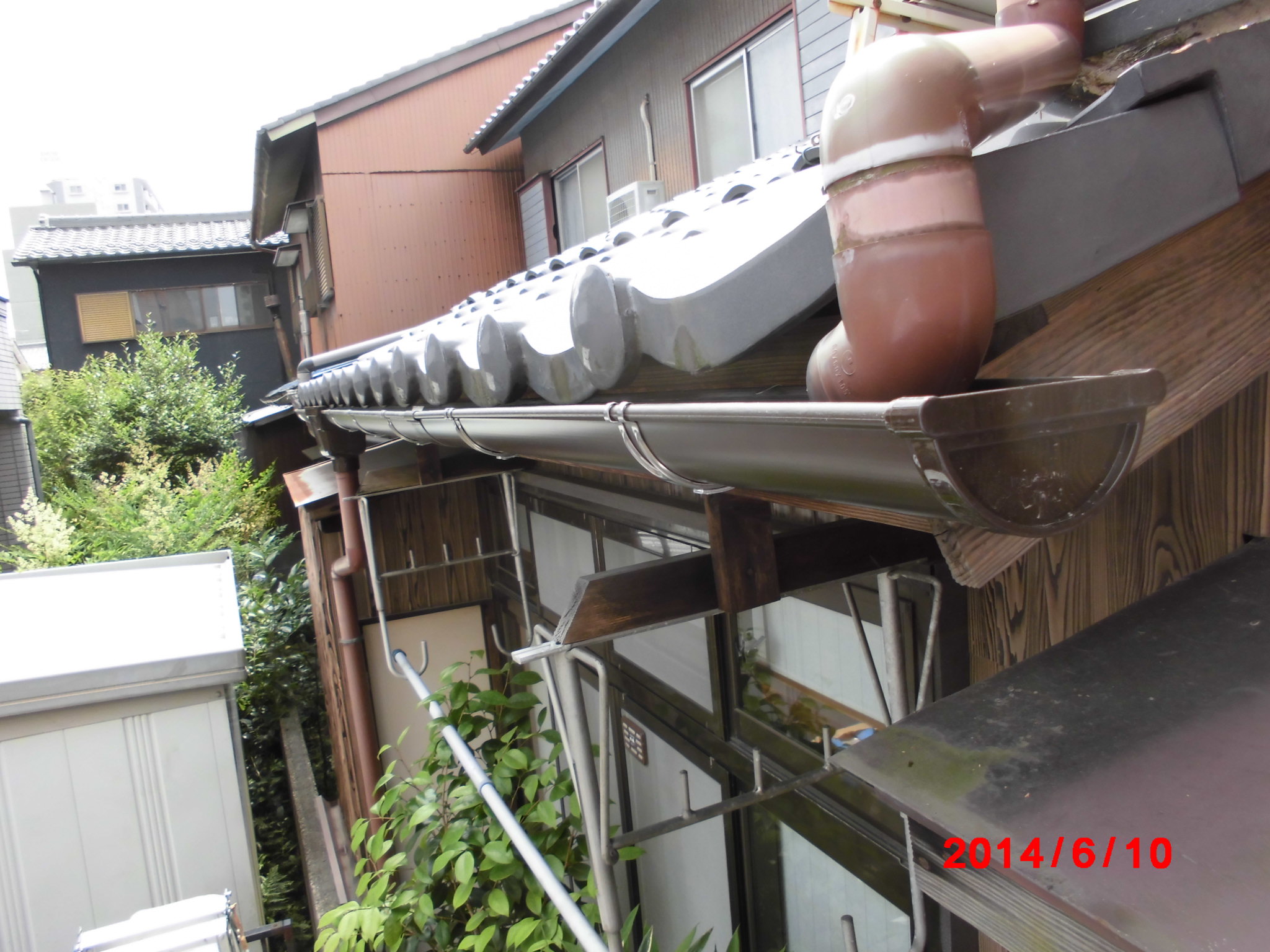 雨樋施工参考画像