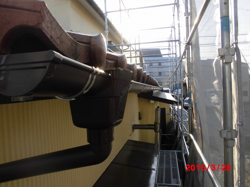 雨樋施工参考画像