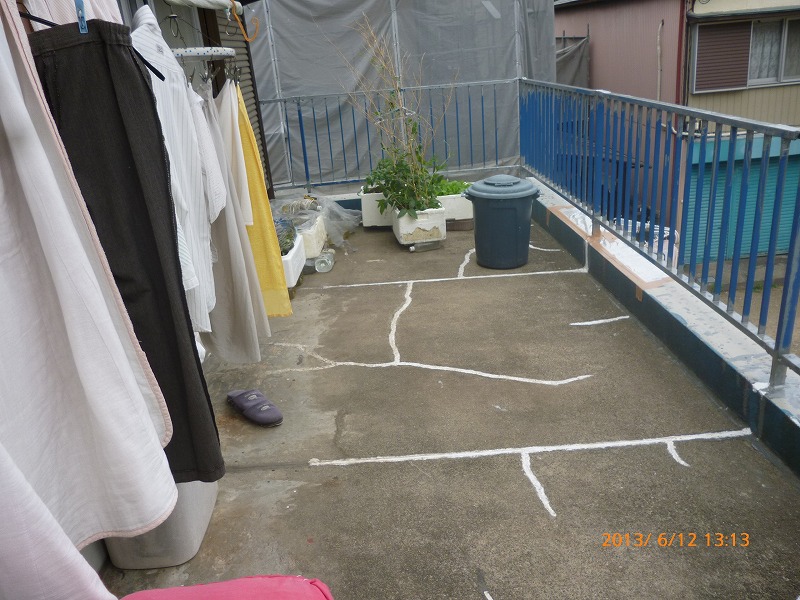 施工前の写真