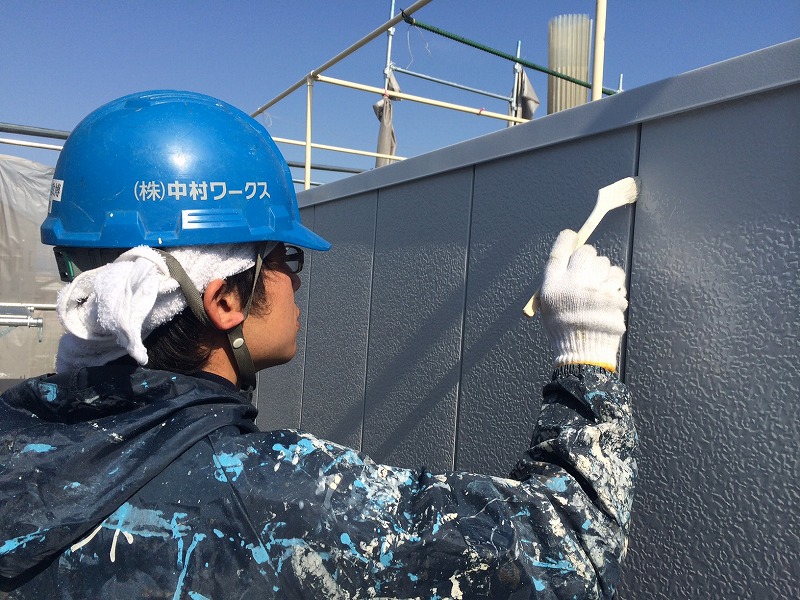 施工中の写真