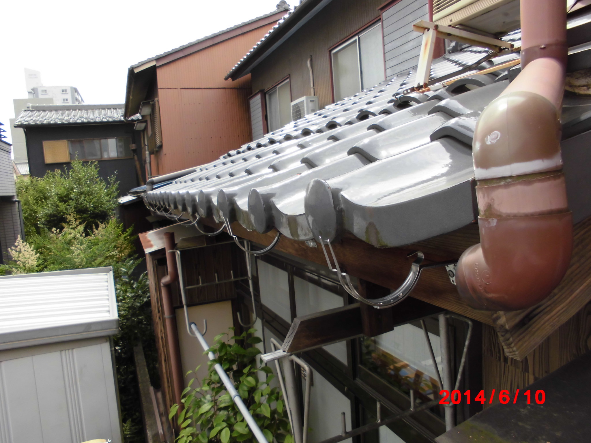 施工中の写真