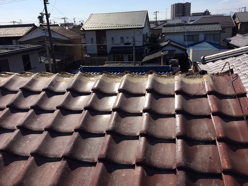 施工中の写真