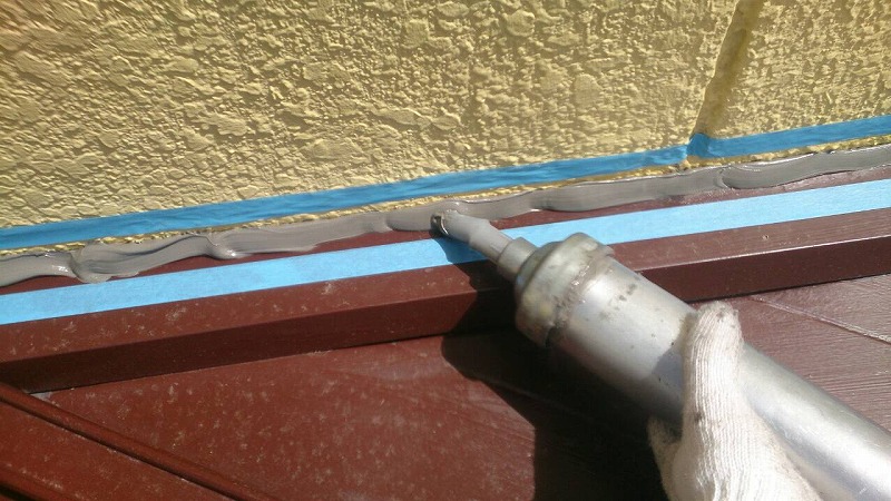 施工中の写真