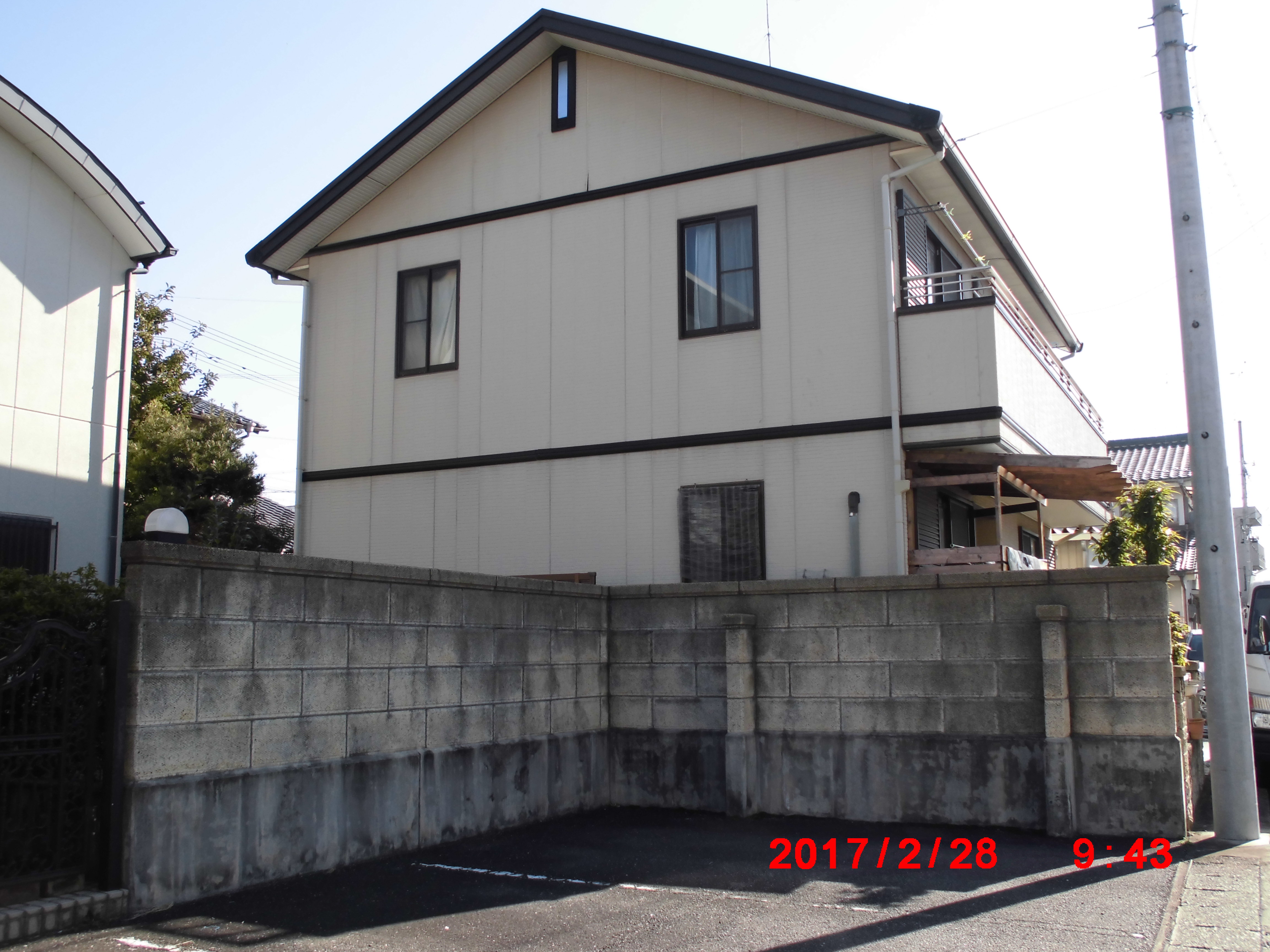 岐阜塗装センターの施工前写真  