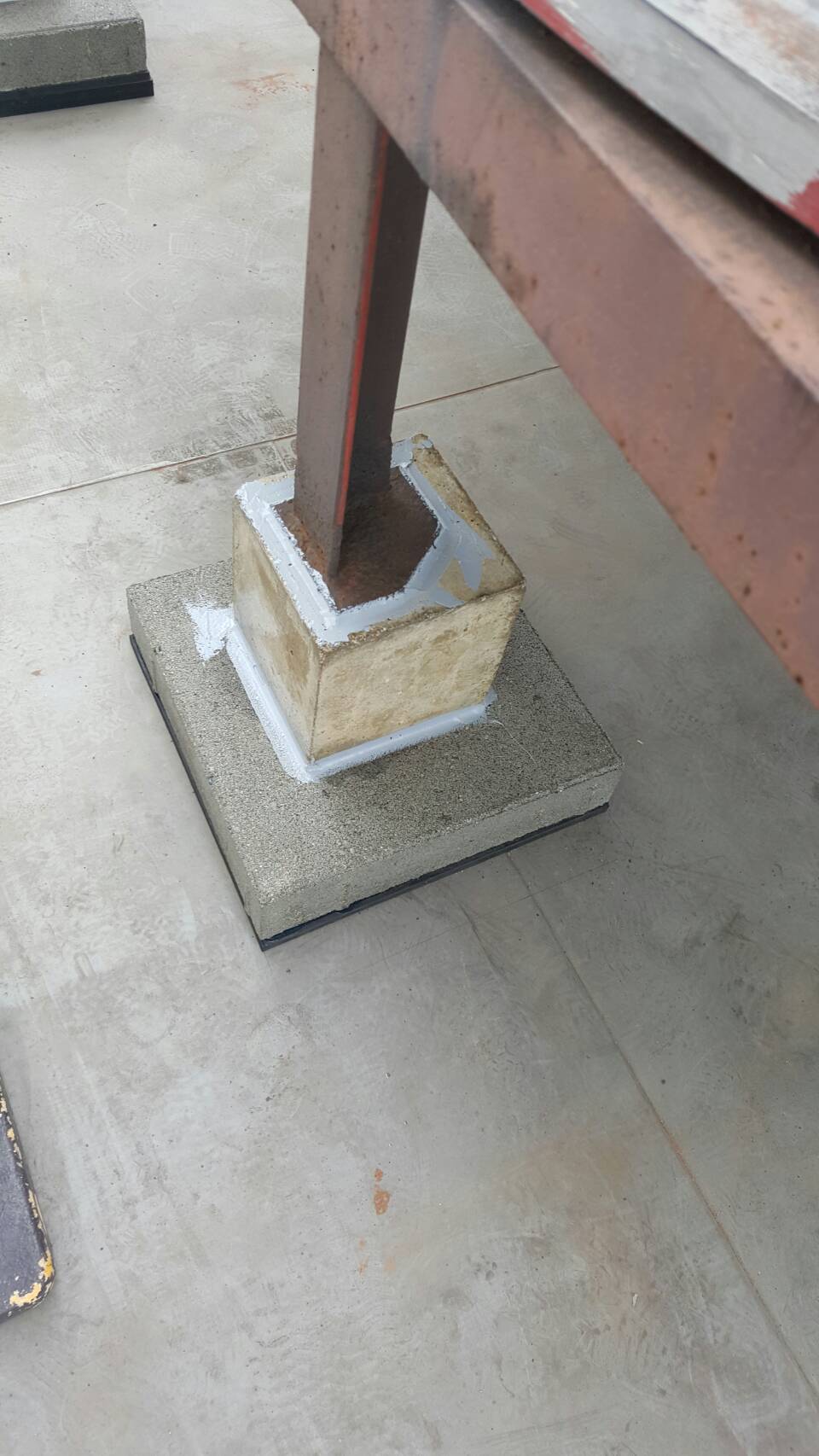 施工中の写真