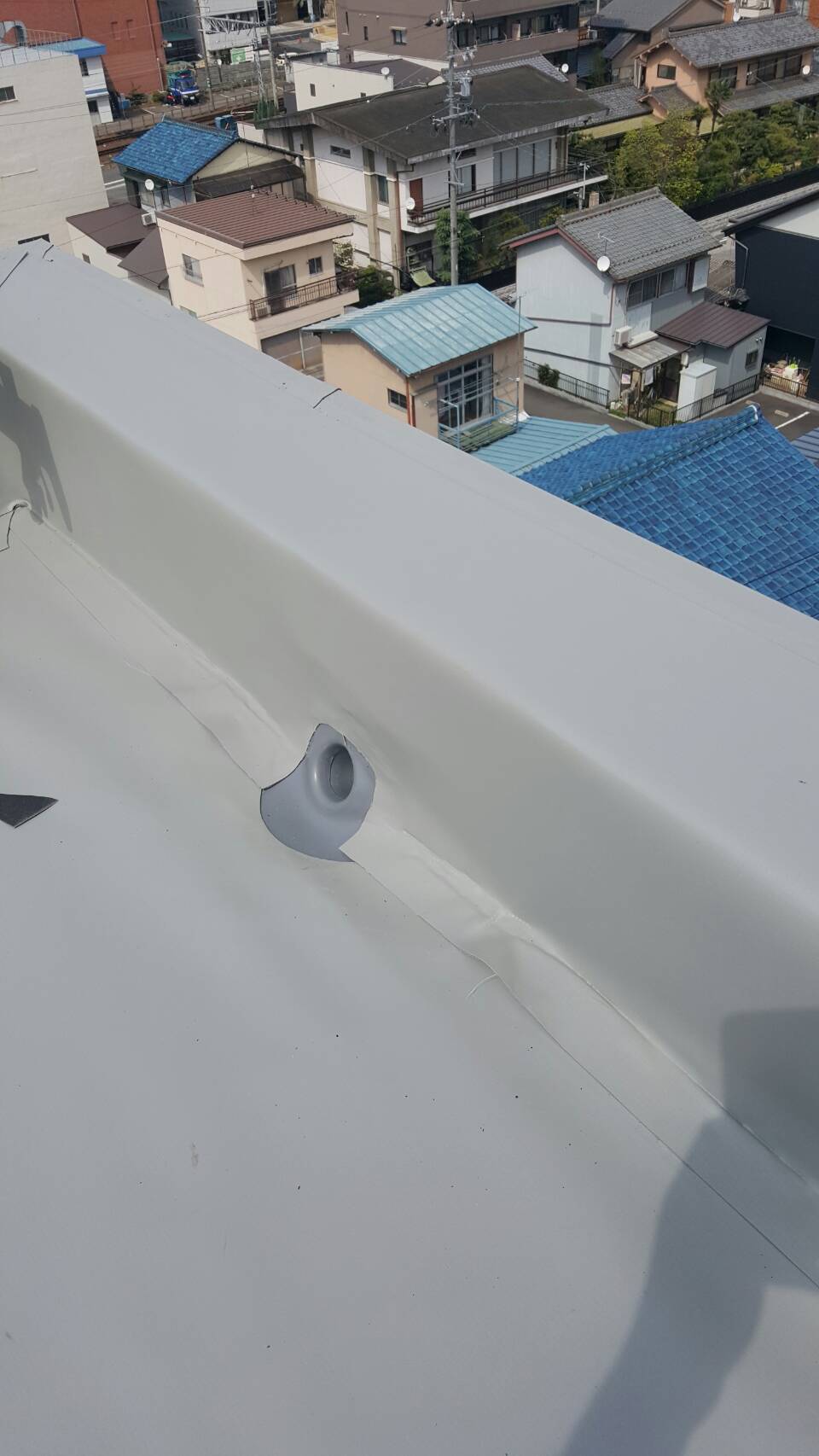 施工中の写真