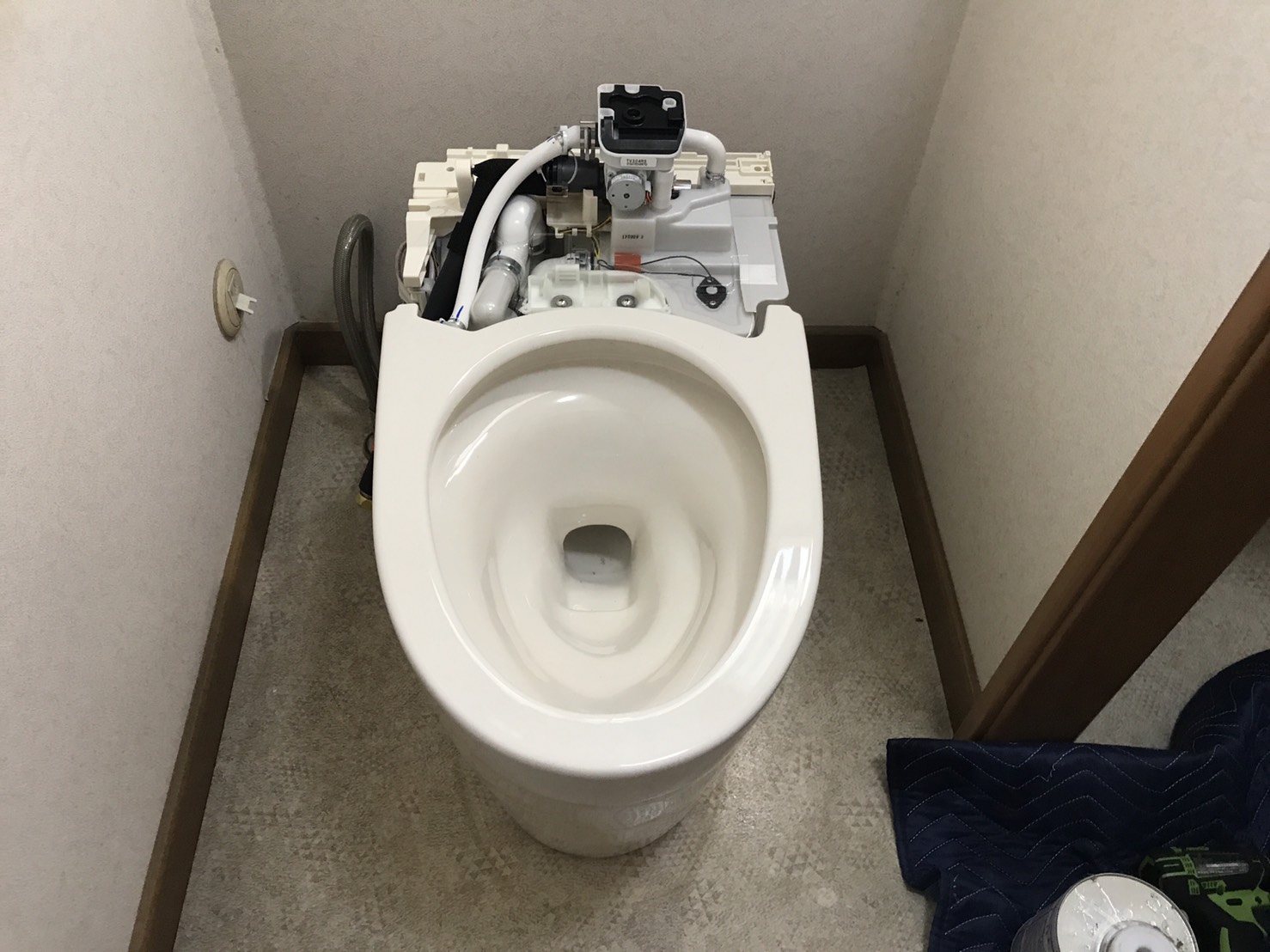 施工中の写真
