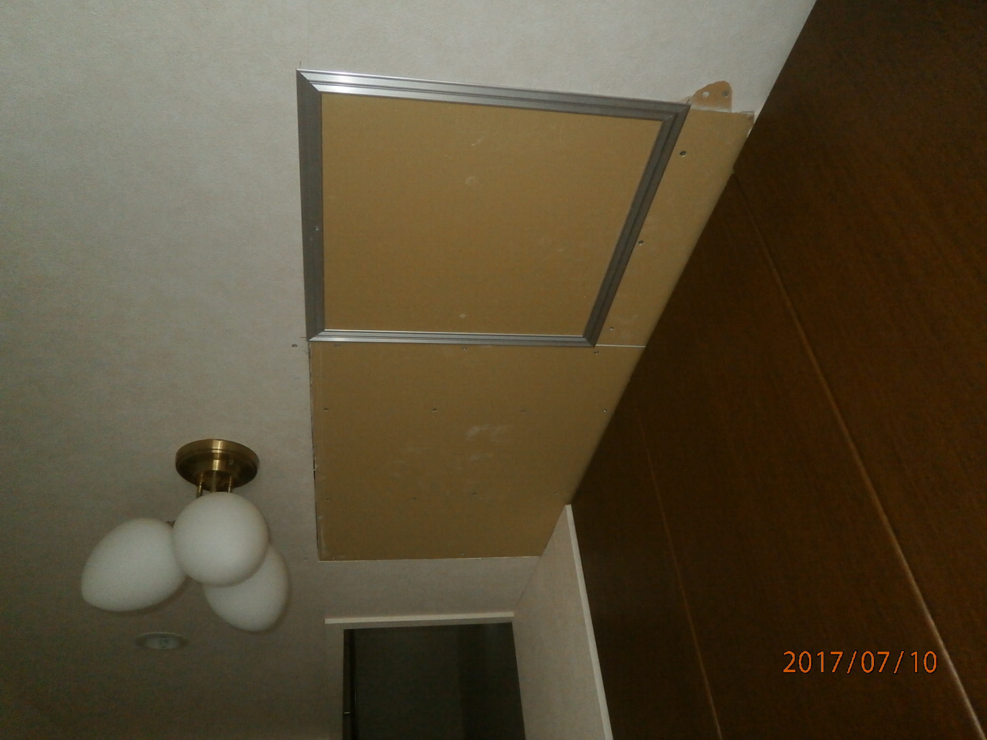 施工中の写真
