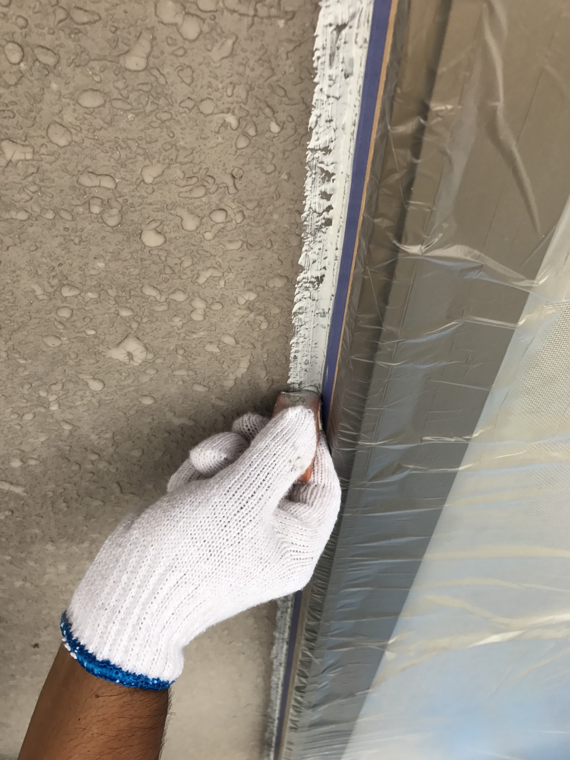 施工中の写真