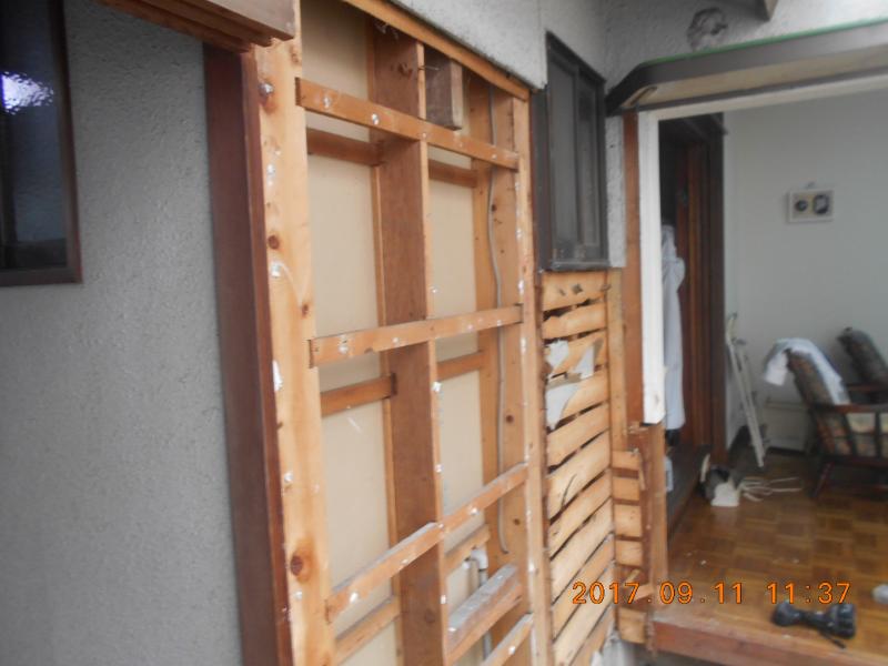 施工前の写真