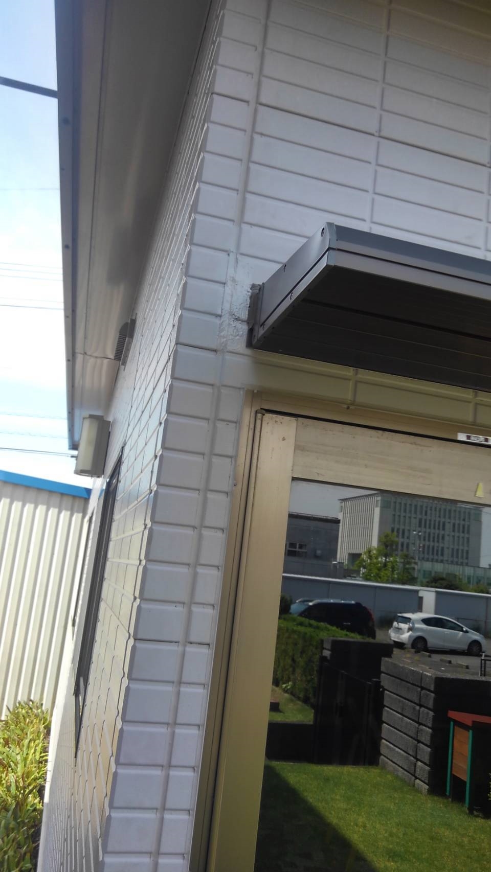 施工中の写真
