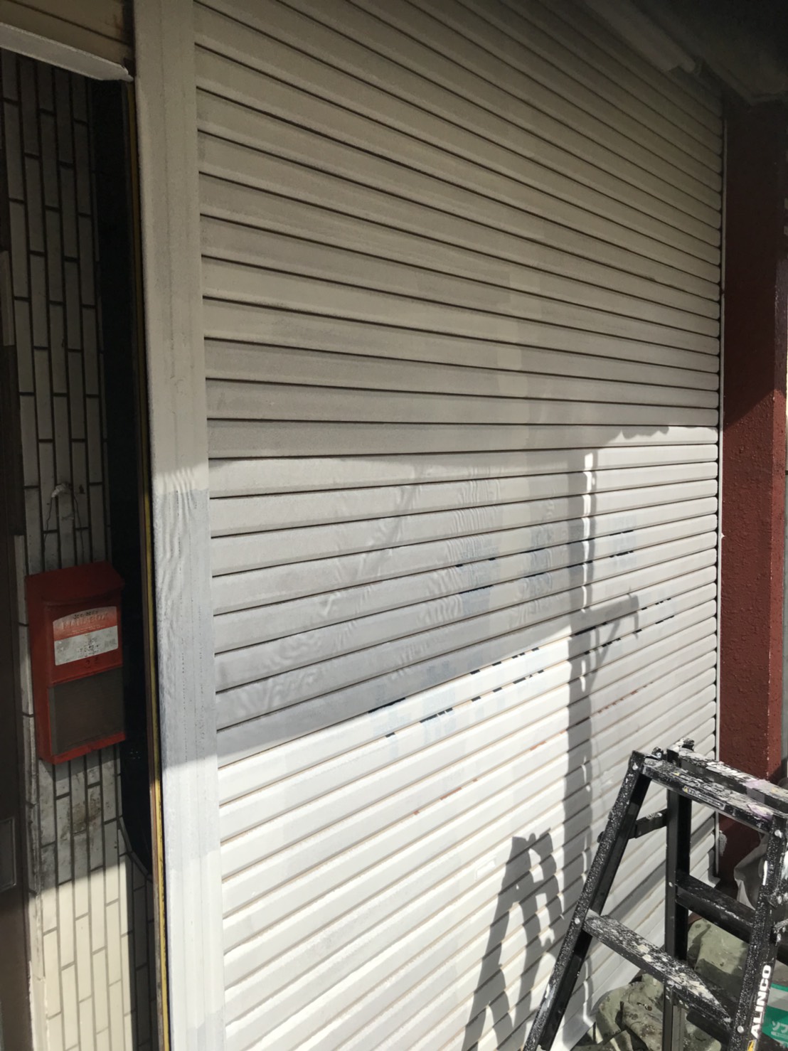 施工中の写真