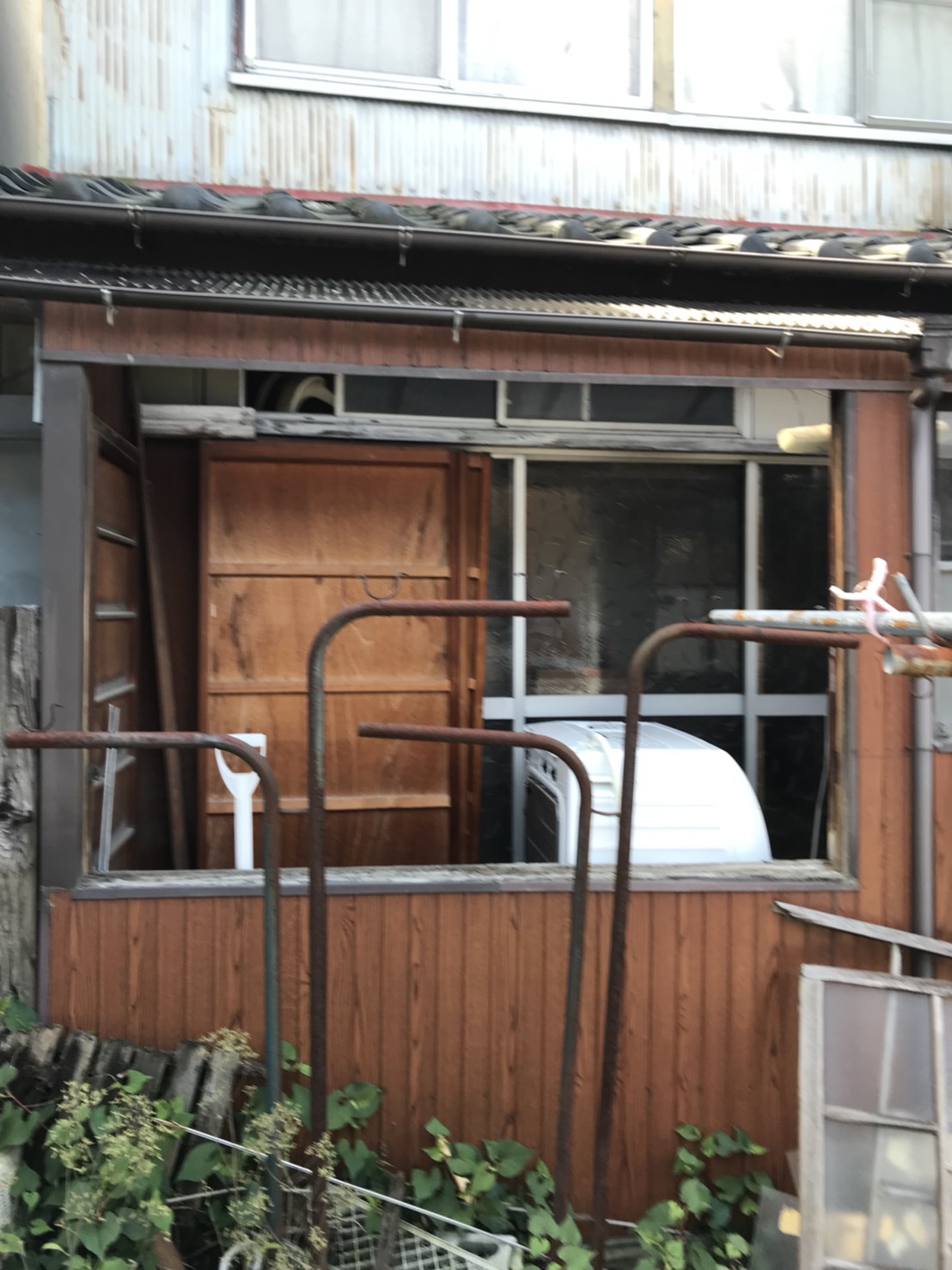 施工中の写真