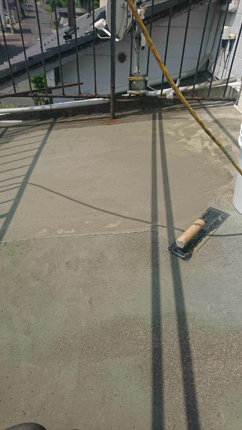 施工中の写真