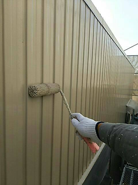 施工中の写真