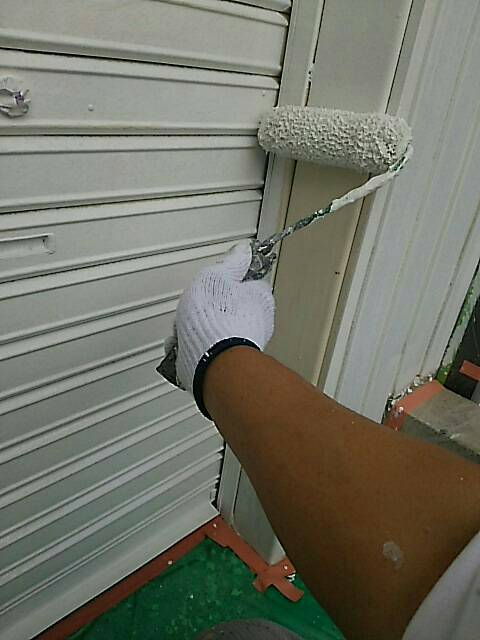 施工中の写真