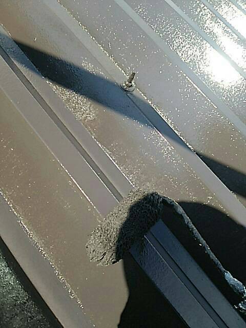 施工中の写真