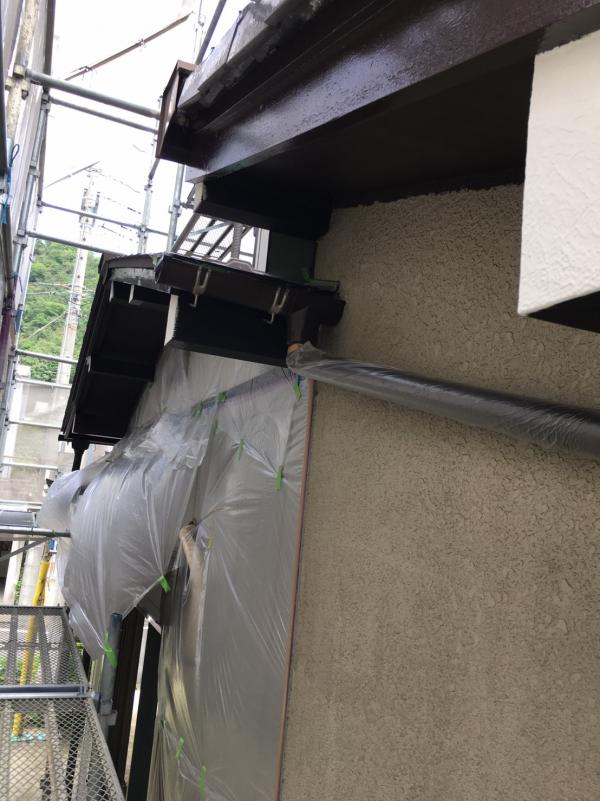 施工中の写真