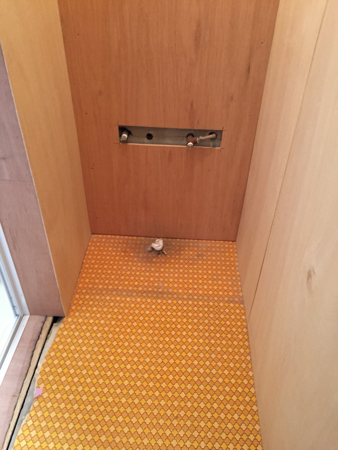 施工中の写真