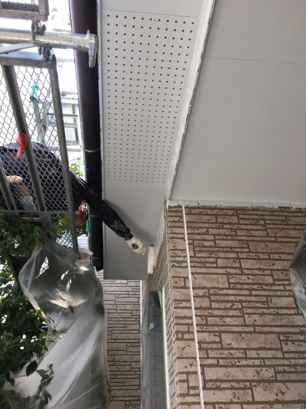 施工中の写真