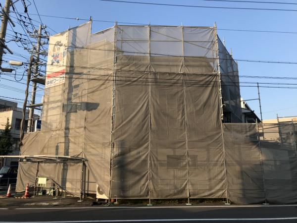 施工中の写真