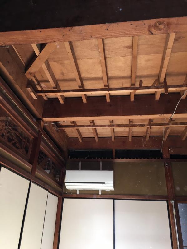 施工中の写真