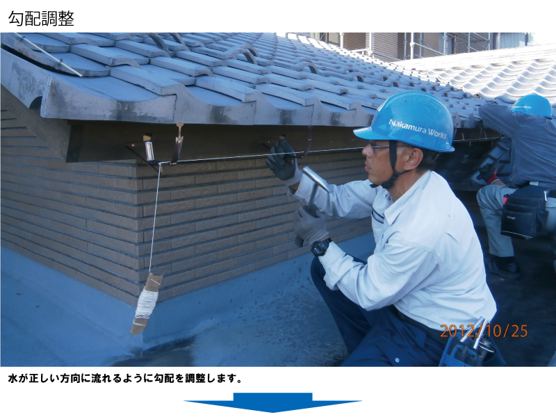 和瓦から金属屋根（横暖ルーフ）への葺き替え工事の手順