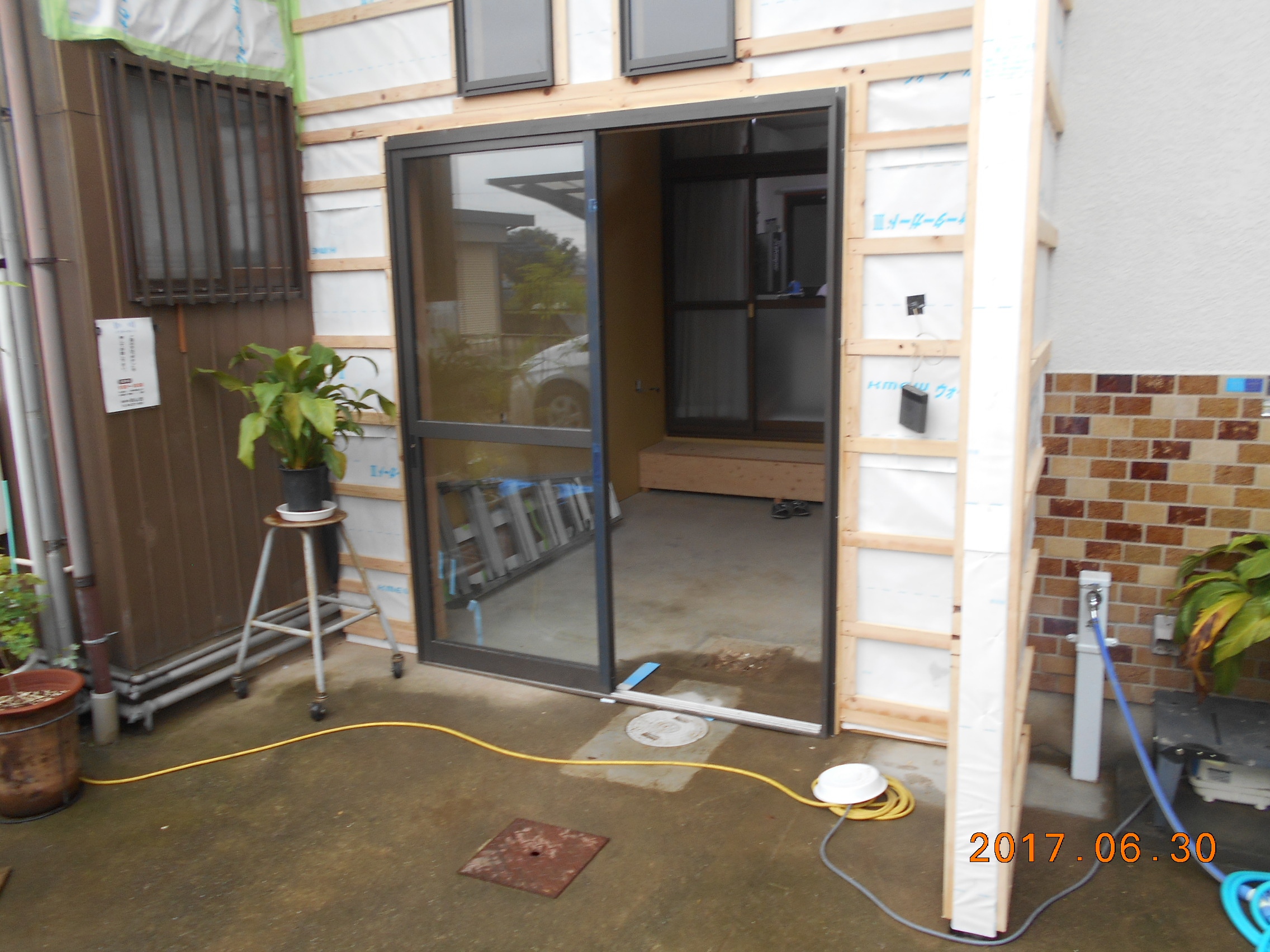 中村ワークス現在進行中施工写真