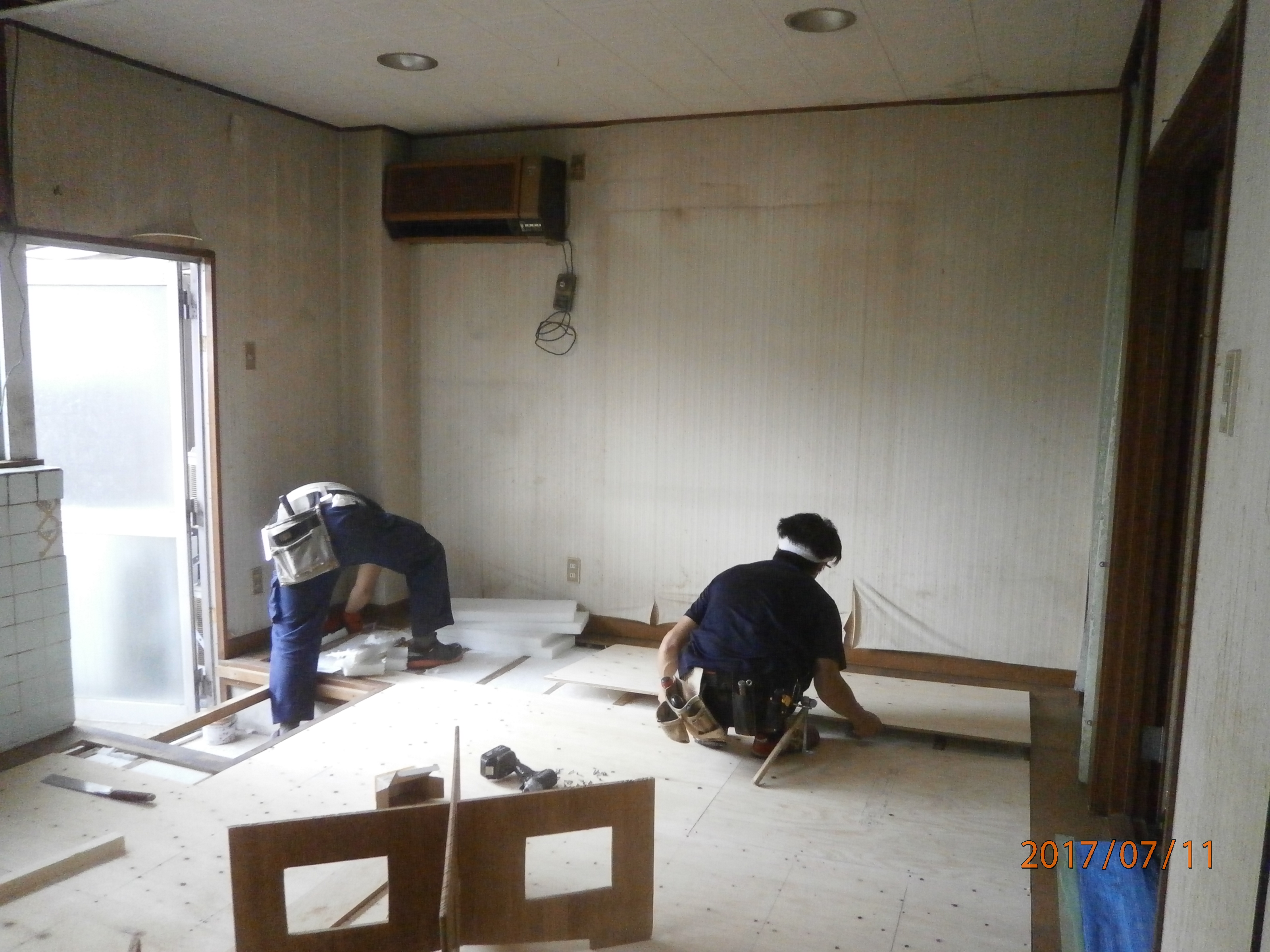 中村ワークス現在進行中施工写真
