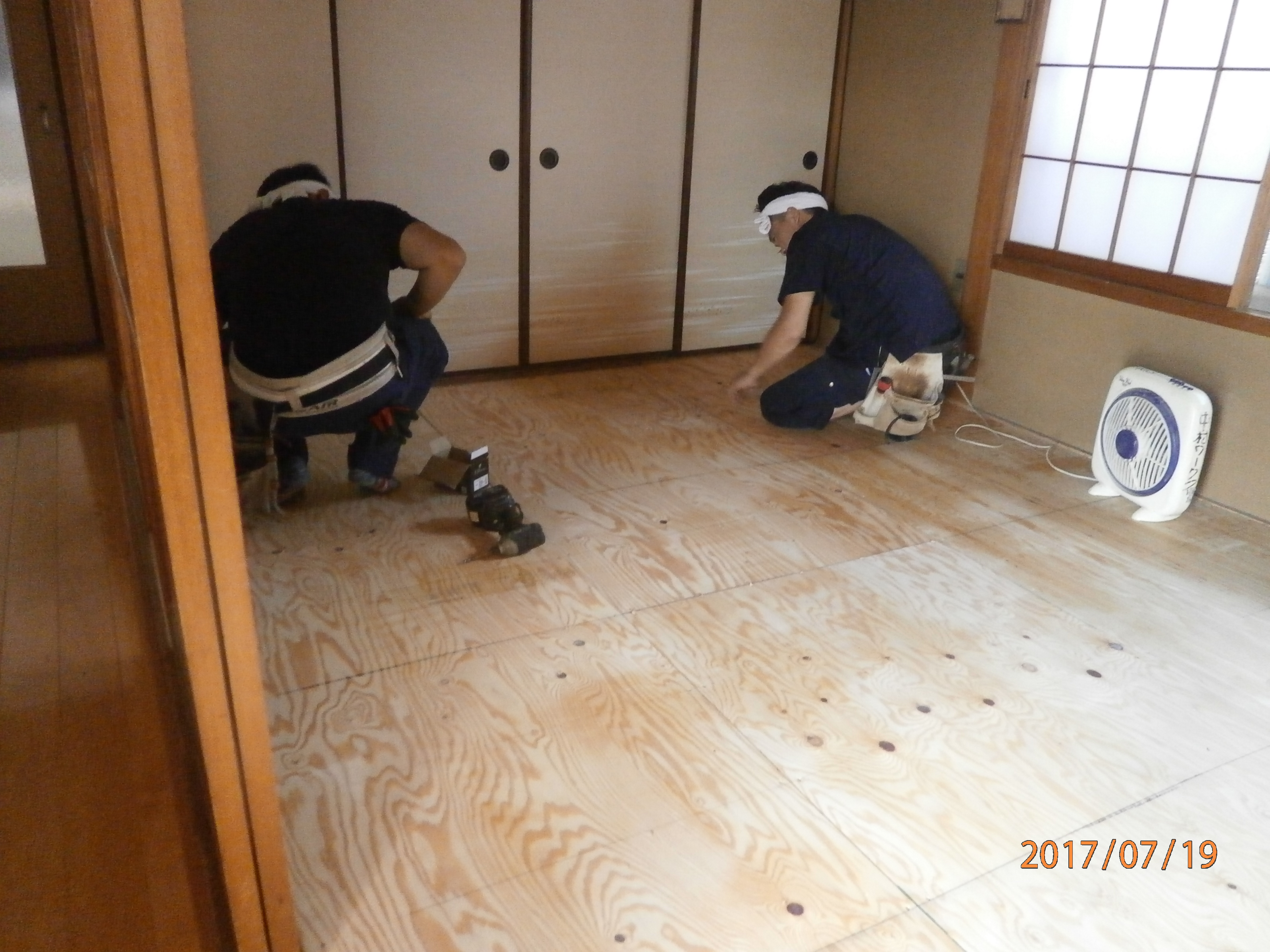 中村ワークス現在進行中施工写真