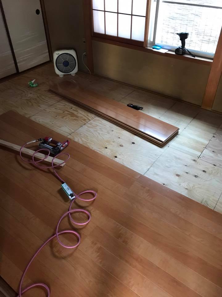 中村ワークス現在進行中施工写真