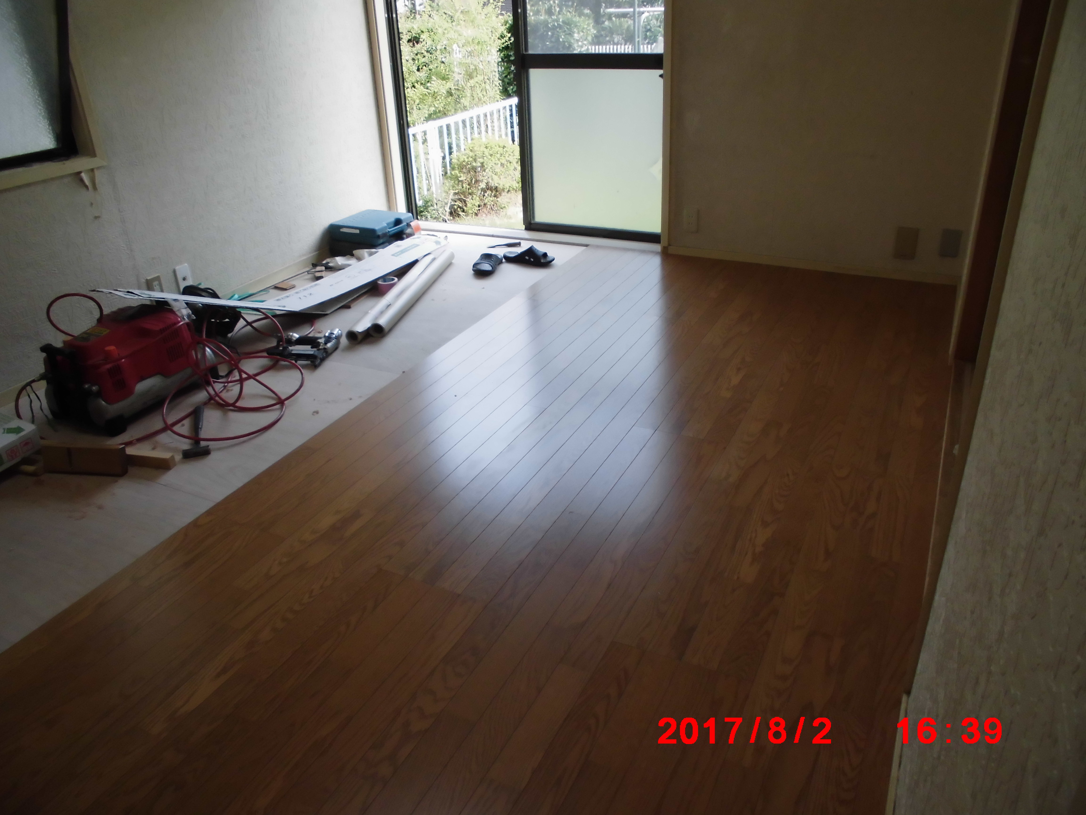 中村ワークス現在進行中施工写真