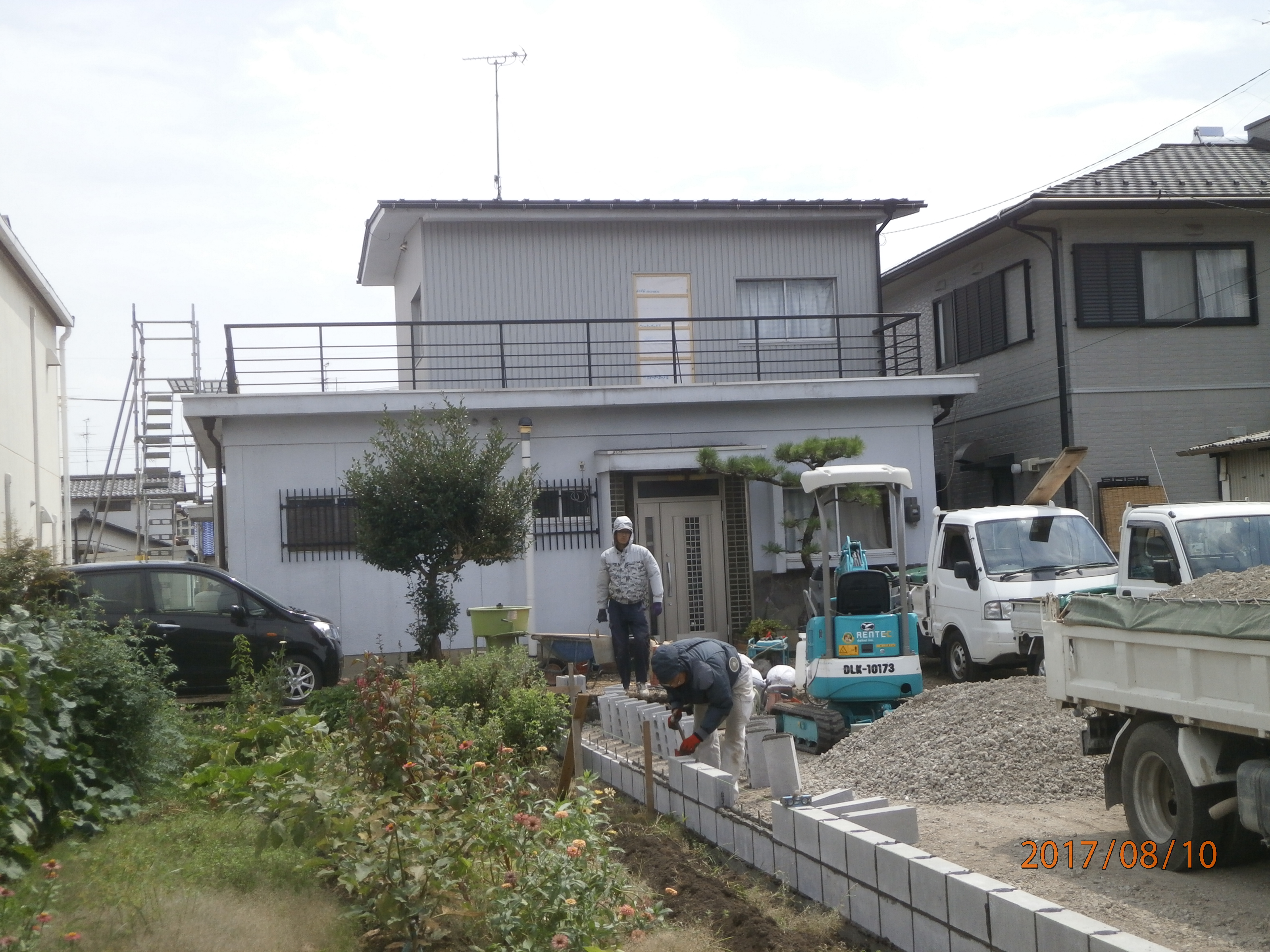 中村ワークス現在進行中施工写真