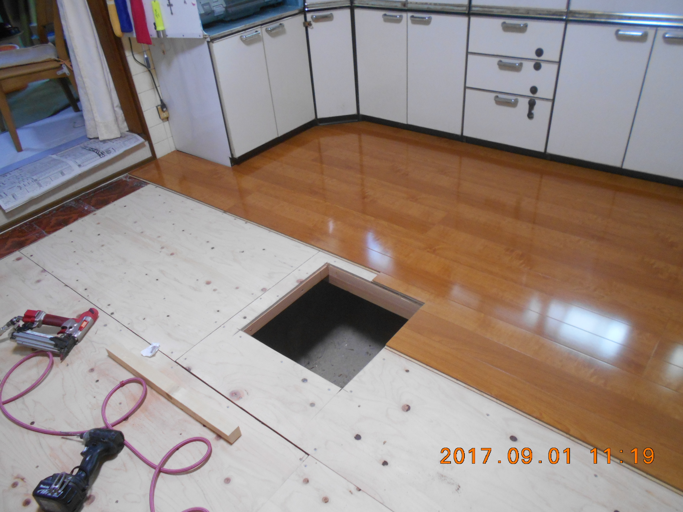 中村ワークス現在進行中施工写真