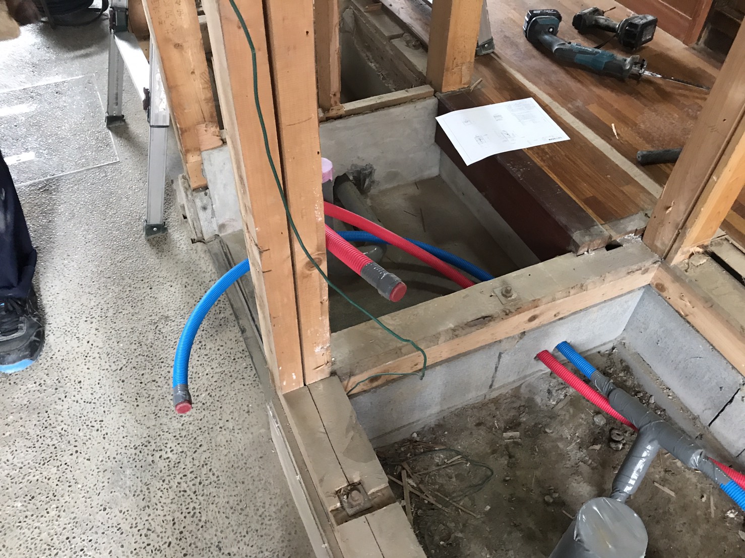中村ワークス現在進行中施工写真