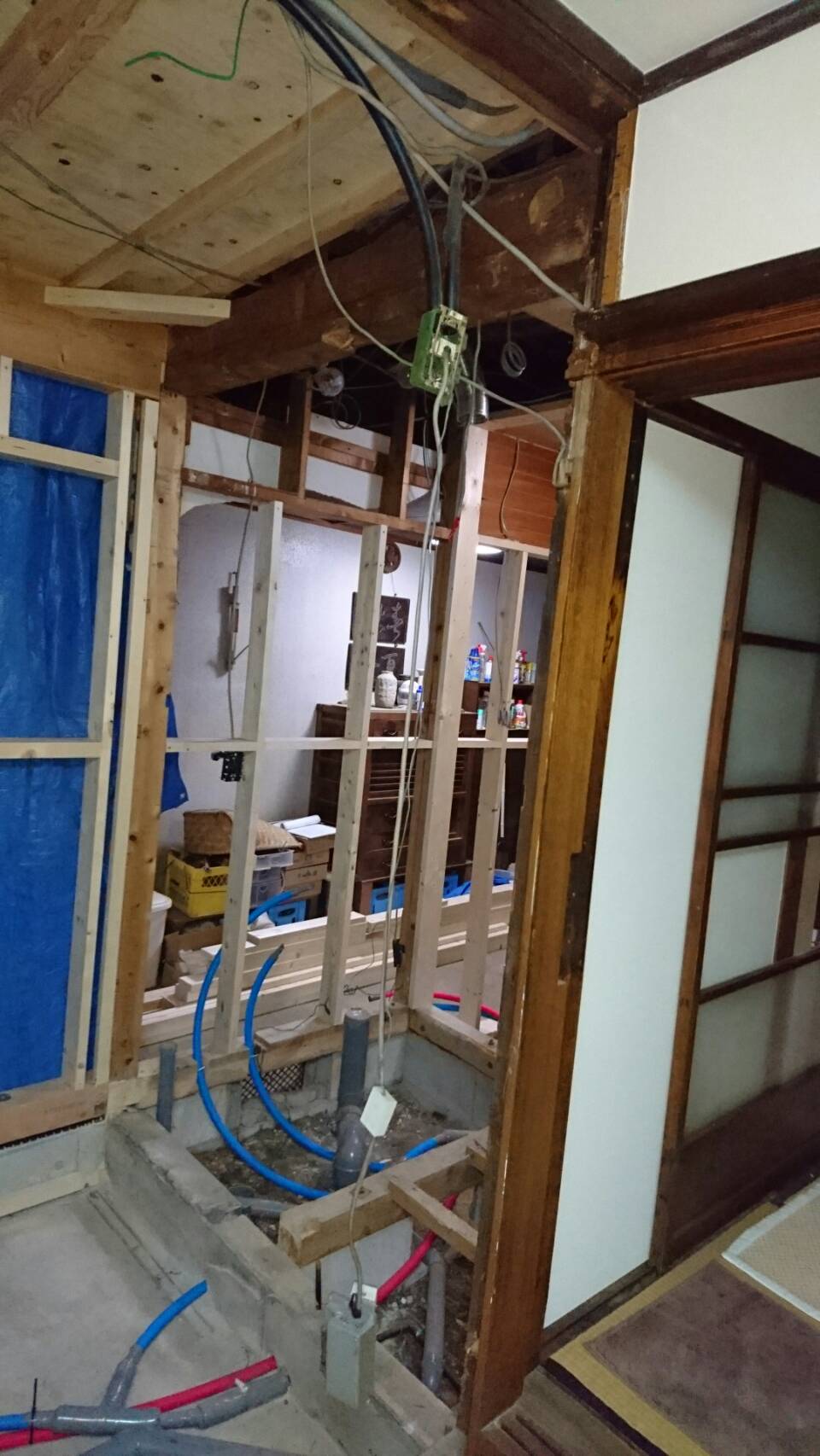 中村ワークス現在進行中施工写真