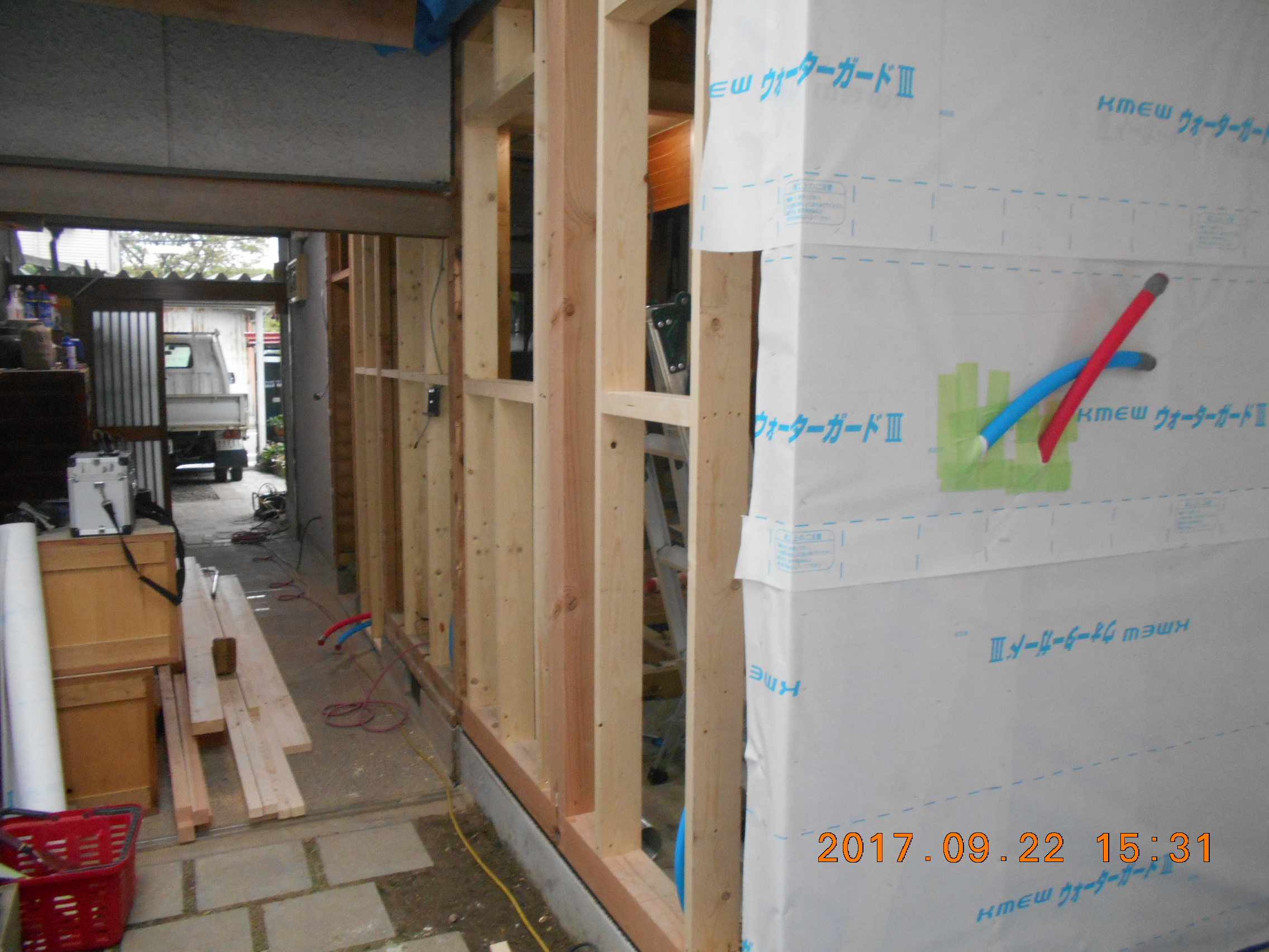 中村ワークス現在進行中施工写真